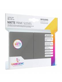 Gamegenic: Matte Prime Sleeves (Cinza Escuro)
