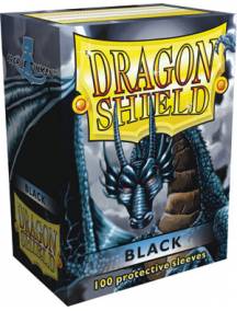 Dragon Shield Black Classic - Importado (100 Unidades)
