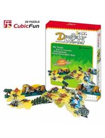 Quebra-cabeça 3d  CubicFun - Dinosaur World
