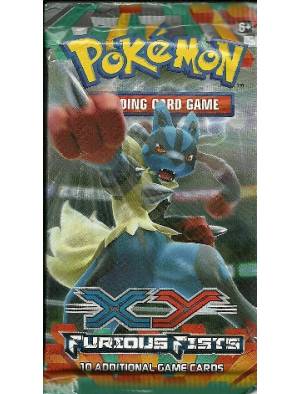 Booster Pokémon XY3 Furious Fists - em Inglês
