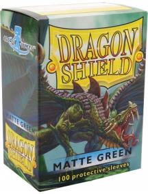 Dragon Shield Matte Green - Importado (100 Unidades)
