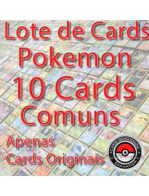 Lote de 10 Cards Pokemon - Comuns