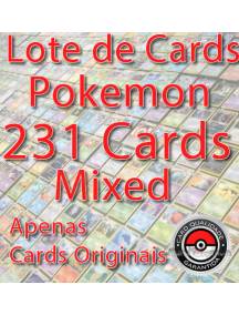 Lote de 231 Cards Pokemon - Mixed