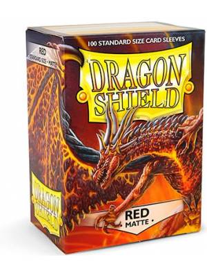 Dragon Shield Matte Red - Importado (100 Unidades)