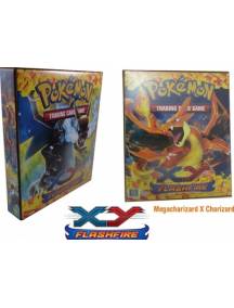 Fichário Pokémon XY2 FlashFire Mega Charizard e Charizard