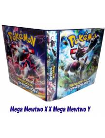 Fichário Pokémon XY8 BREAKThrough - Mega Mewtwo X x Mega Mewtwo Y