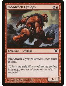 Ciclope de Olho Injetado / Bloodrock Cyclops