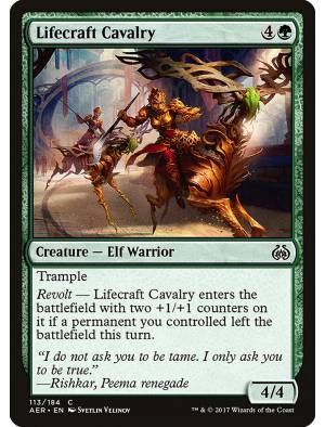 (Foil) Cavalaria Vivideira / Lifecraft Cavalry