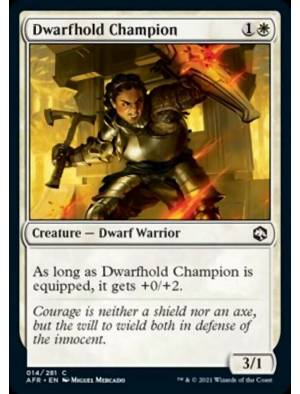 (Foil) Campeã de Nanoforte / Dwarfhold Champion