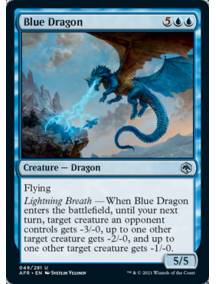 (Foil) Dragão Azul / Blue Dragon