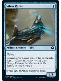 (Foil) Corvo de Prata / Silver Raven