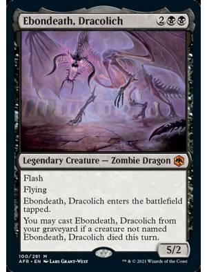 Morte de Ébano, Dracolich / Ebondeath, Dracolich