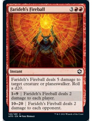 (Foil) Bola de Fogo de Farideh / Farideh's Fireball