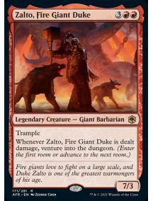 Zalto, Duque Gigante do Fogo / Zalto, Fire Giant Duke