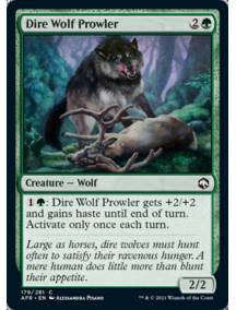 (Foil) Espreitador Lobo Atroz / Dire Wolf Prowler