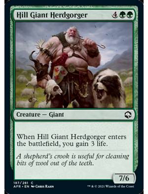 Gigante da Colina Papa-rebanhos / Hill Giant Herdgorger