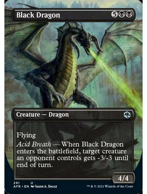 (Foil) Dragão Negro / Black Dragon