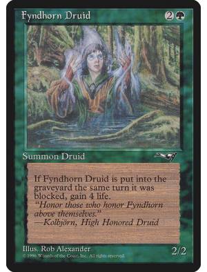 Fyndhorn Druid / Druida de Fyndhorn (De Frente)