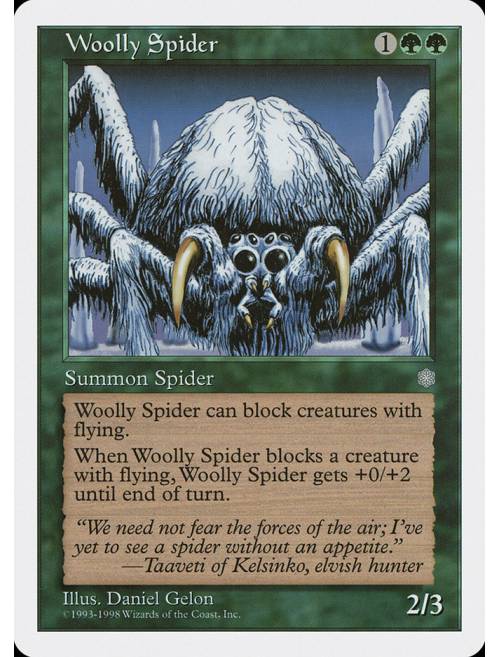 Woolly spider cheap