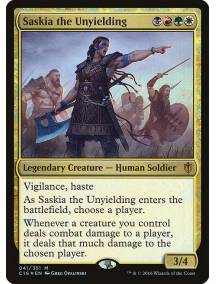 (Foil) Saskia, a Inabalável / Saskia the Unyielding
