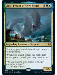 (Foil) Aesi, Tirano do Estreito do Remoinho / Aesi, Tyrant of Gyre Strait