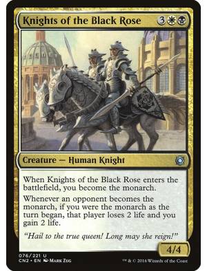 (Foil) Knights of the Black Rose