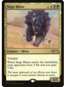 (Foil) Siege Rhino
