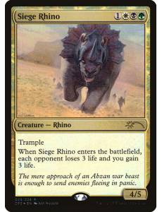 (Foil) Siege Rhino
