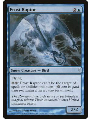 Raptor Congelado / Frost Raptor