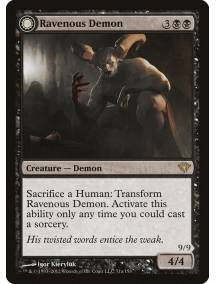 Ravenous Demon // Archdemon of Greed