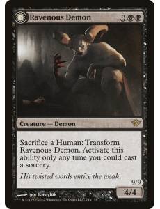 Ravenous Demon // Archdemon of Greed