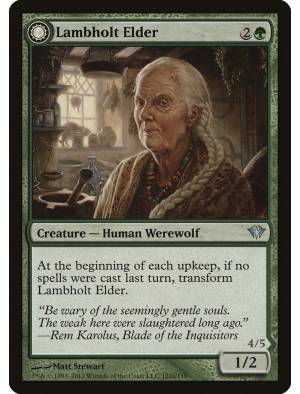 Lambholt Elder // Silverpelt Werewolf