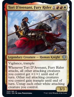 Tori D'Avenant, Ginete da Fúria / Tori D'Avenant, Fury Rider