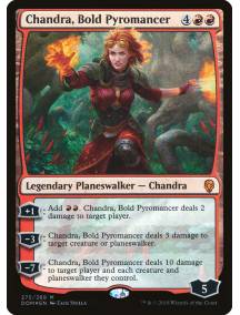 (Foil) Chandra, Piromante Ousada / Chandra, Bold Pyromancer