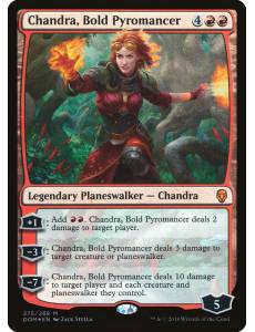 (Foil) Chandra, Piromante Ousada / Chandra, Bold Pyromancer