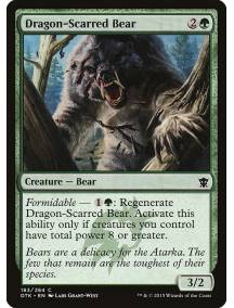 (Foil) Ursa da Cicatriz de Dragão / Dragon-Scarred Bear