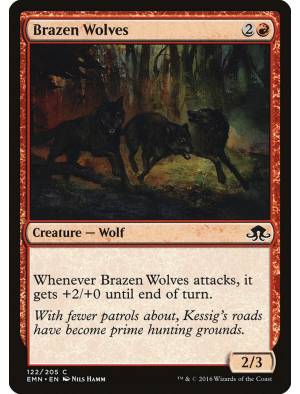 (Foil) Lobos Intrépidos / Brazen Wolves