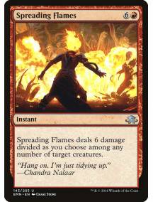(Foil) Chamas Esparsas / Spreading Flames