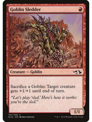 Goblin Toboganista / Goblin Sledder