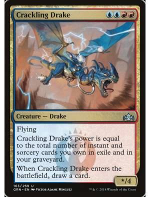(Foil) Dragonete Fagulhante / Crackling Drake