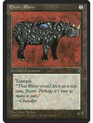 Ebony Rhino / Rinoceronte de ébano