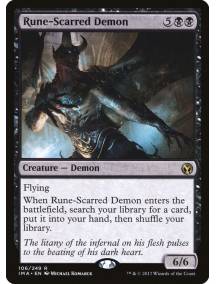 (Foil) Demônio das Cicatrizes Rúnicas / Rune-Scarred Demon