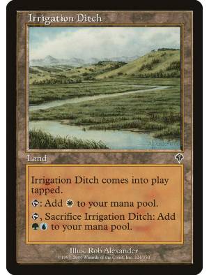 Vala de Irrigação / Irrigation Ditch