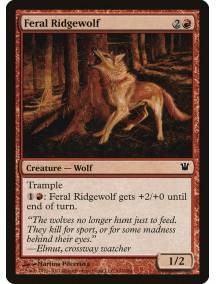 Lobo da Cordilheira Feroz / Feral Ridgewolf