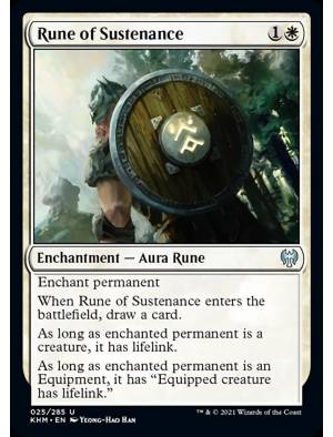(Foil) Runa de Sustento / Rune of Sustenance