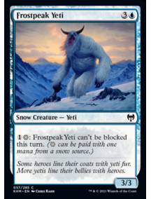 (Foil) Yeti do Monte Gélido / Frostpeak Yeti