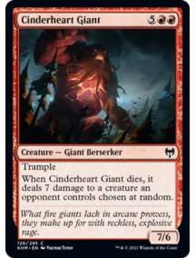 (Foil) Gigante do Coração Ardente / Cinderheart Giant