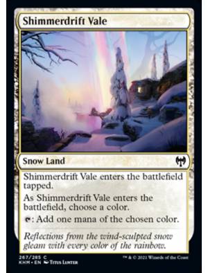 (Foil) Vale do Gelo Cintilante / Shimmerdrift Vale