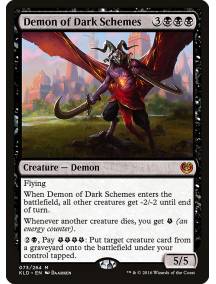 (Foil) Demônio dos Esquemas Sombrios / Demon of Dark Schemes