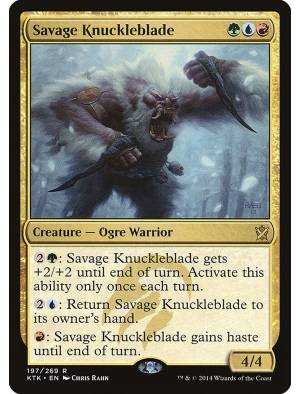 (Foil) Soqueiro Pungente Selvagem / Savage Knuckleblade